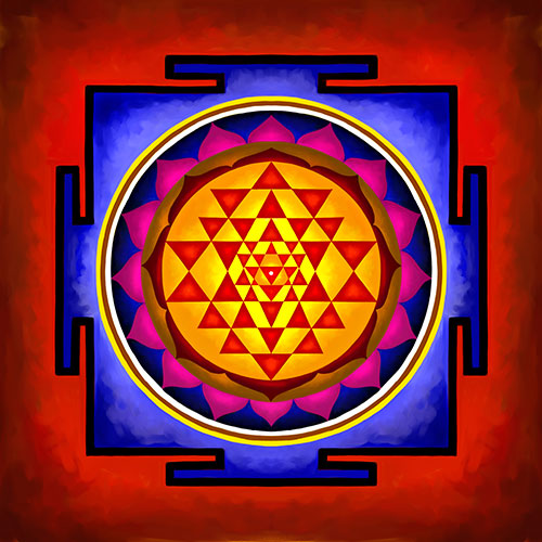 Sri Yantra Painting